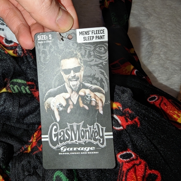 Nwt gas monkey garage men's fleece sleep pant - Picture 7 of 16
